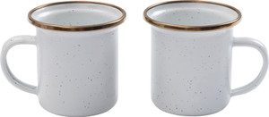 Enamel Espresso Cup Eggshell Enamel Espresso Cup Eggshell