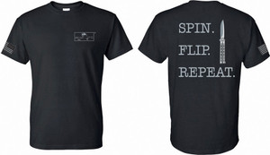 Spin Flip Repeat T-Shirt Med Spin Flip Repeat T-Shirt Med