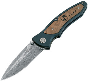 Tirpitz Damascus Linerlock Tirpitz Damascus Linerlock