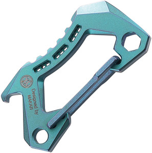 Bestechman Ti Carabiner Blue Bestechman Ti Carabiner Blue