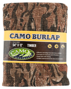 CAMO 9560    BURLAP TIMBER   54X144