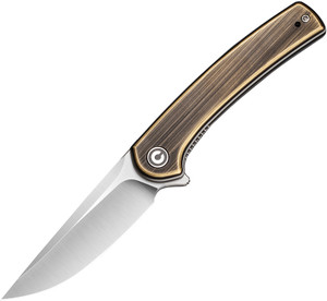 Mini Asticus Linerlock Brass Mini Asticus Linerlock Brass