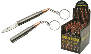 Bullet Keychain Knife 12pc