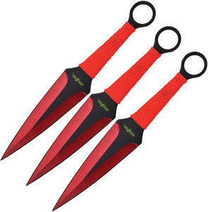 Throwing Knife Set Red Throwing Knife Set Red