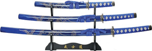 3pc Dragon Sword Set Blue 3pc Dragon Sword Set Blue
