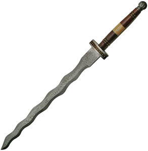 Sword Flamberge Wood Sword Flamberge Wood