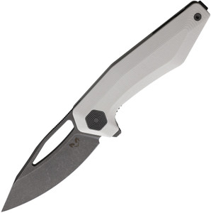 Brahma Linerlock White G10 Brahma Linerlock White G10