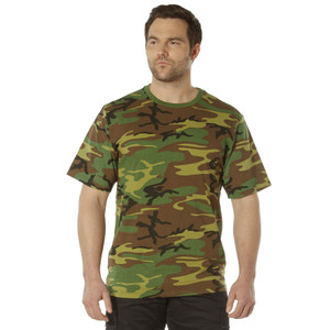 Rothco Full Comfort Fit T-Shirt Woodland Camo Size 3XL Rothco Full Comfort Fit T-Shirt Woodland Camo Size 3XL