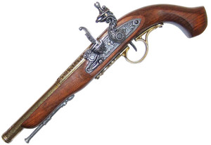 18th Cen Flintlock Pistol Left 18th Cen Flintlock Pistol Left