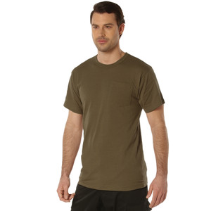 Rothco Pocket T-Shirt Collection (Available In Cotton/Poly and Moisture Wicking Poly) Brown Size XL 36920 Rothco Pocket T-Shirt Collection (Available In Cotton/Poly and Moisture Wicking Poly) Brown Size XL 36920