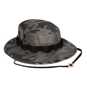 Rothco Camo Boonie Hat Black Camo Size 7.75 Rothco Camo Boonie Hat Black Camo Size 7.75