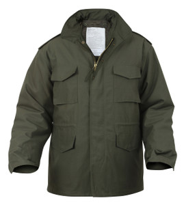 Rothco M-65 Field Jacket Olive Drab Size M - Long Rothco M-65 Field Jacket Olive Drab Size M - Long