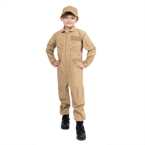 Rothco Kids Flightsuit Khaki Size XS Rothco Kids Flightsuit Khaki Size XS