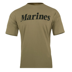 Rothco AR 670-1 Coyote Brown Marines Physical Training T-Shirt Size XL