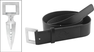 Belt Buckle Push Dagger