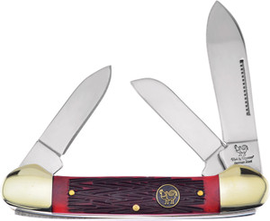 Canoe 3 Blade Red Pick Bone Canoe 3 Blade Red Pick Bone
