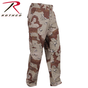 Rothco Camo Tactical BDU Pants 6-Color Desert Camo Size 3XL