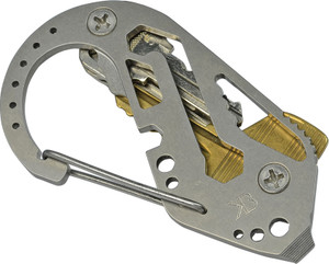 Key Biner Titanium Tumbled Key Biner Titanium Tumbled