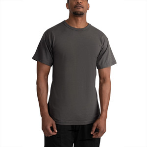 Rothco Solid Color Cotton / Polyester Blend T-Shirt Charcoal Grey Size XL Rothco Solid Color Cotton / Polyester Blend T-Shirt Charcoal Grey Size XL