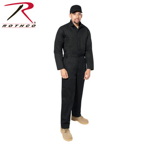 Rothco Workwear Coverall Black Size M Rothco Workwear Coverall Black Size M