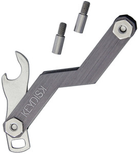 KeyDisk Mini Gun Metal Gray KeyDisk Mini Gun Metal Gray