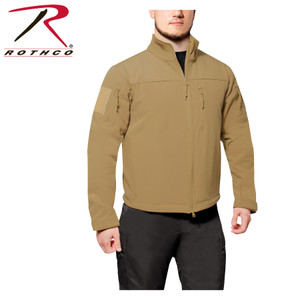 Rothco Stealth Ops Soft Shell Tactical Jacket Coyote Brown Size L Rothco Stealth Ops Soft Shell Tactical Jacket Coyote Brown Size L