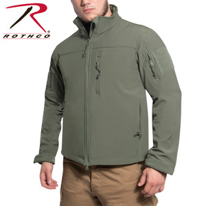 Rothco Stealth Ops Soft Shell Tactical Jacket Olive Drab Size 2XL Rothco Stealth Ops Soft Shell Tactical Jacket Olive Drab Size 2XL