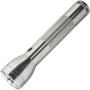 2D Cell Flashlight Silver 2D Cell Flashlight Silver