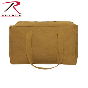 Rothco Canvas Small Parachute Cargo Bag Coyote Brown Rothco Canvas Small Parachute Cargo Bag Coyote Brown