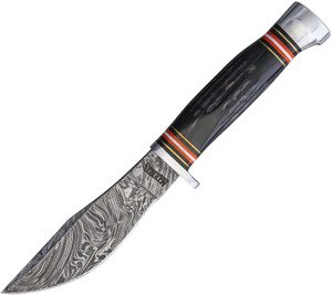 Fixed Blade Horn Damascus Fixed Blade Horn Damascus