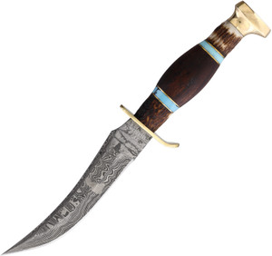 Skinner Wood/Stag Damascus Skinner Wood/Stag Damascus
