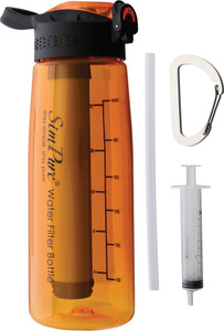 Water Filter Bottle Orange Water Filter Bottle Orange