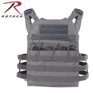 Rothco Lightweight Armor Plate Carrier Vest Grey Size 2XL / 3XL Rothco Lightweight Armor Plate Carrier Vest Grey Size 2XL / 3XL