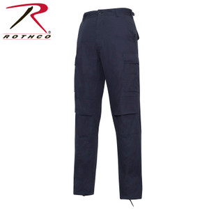 Rothco Rip-Stop BDU Pants Midnight Navy Blue Size L (35"-39" Waist) Rothco Rip-Stop BDU Pants Midnight Navy Blue Size L (35"-39" Waist)