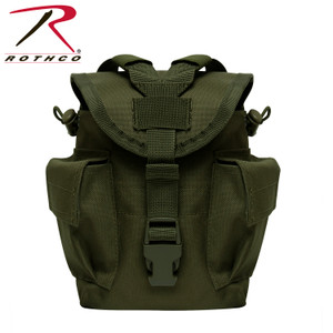 Rothco MOLLE II Canteen & Utility Pouch Olive Drab Rothco MOLLE II Canteen & Utility Pouch Olive Drab