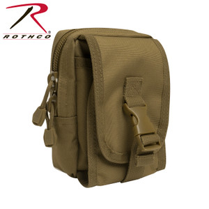 Rothco MOLLE Compatible EDC (Everyday Carry) Accessory Pouch Coyote Brown