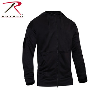 Rothco Concealed Carry Zippered Hoodie - Black Black Size M Rothco Concealed Carry Zippered Hoodie - Black Black Size M