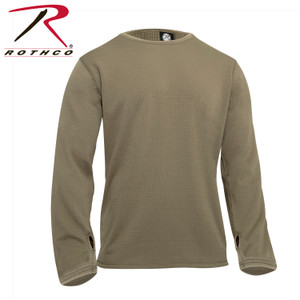 Rothco Gen III Level II Underwear Crew Top AR 670-1 Coyote Brown Size XL Rothco Gen III Level II Underwear Crew Top AR 670-1 Coyote Brown Size XL