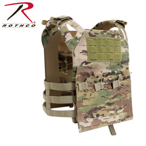 Rothco Laser Cut MOLLE Lightweight Armor Carrier Vest MultiCam Size Regular Rothco Laser Cut MOLLE Lightweight Armor Carrier Vest MultiCam Size Regular