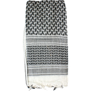 Shemagh Head Wrap White/BLK Shemagh Head Wrap White/BLK