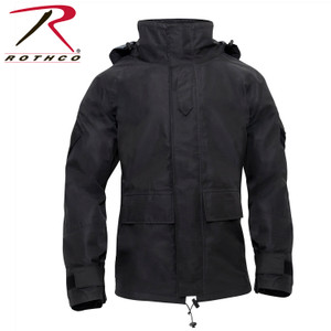 Rothco Hard Shell Waterproof Jacket - Black Black Size L