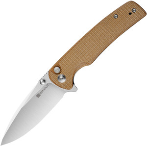 Sachse Button Lock Brn Micarta Sachse Button Lock Brn Micarta