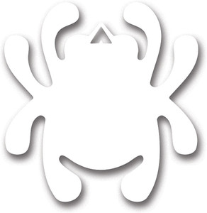 Mirror Decal Bug White Mirror Decal Bug White