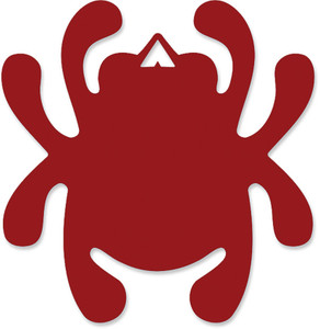 Mirror Bug Decal Red Mirror Bug Decal Red
