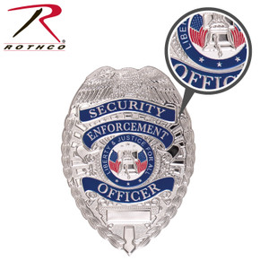 Rothco Flexible Security Badge Silver Size One Size Rothco Flexible Security Badge Silver Size One Size