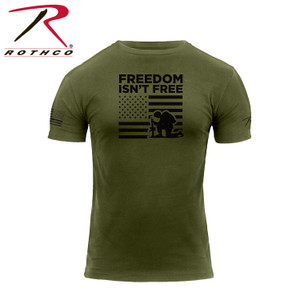 Rothco "Freedom Isn't Free" T-Shirt  Olive Drab Size S