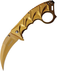 Karambit Linerlock A/O Gold Karambit Linerlock A/O Gold