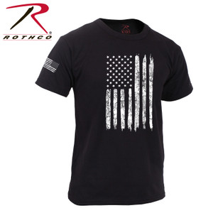 Rothco Kids US Flag T-Shirt Black Size XS Rothco Kids US Flag T-Shirt Black Size XS