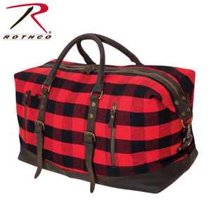 Rothco Extended Weekender Bag Red Plaid Size One Size