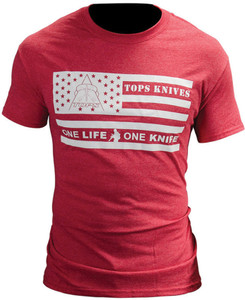 T-Shirt Flag Logo Red Medium